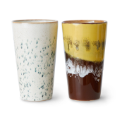 HKliving 70's lattemuki 28 cl, 2 osaa Suolaliuos