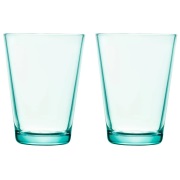 Iittala Kartio juomalasi 40 cl 2 kpl vedenvihreä