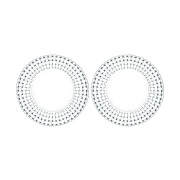 Nachtmann Bossa Nova lautanen 23 cm, 2-pakkaus Kirkas