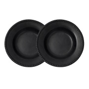 PotteryJo Daria syvä lautanen Ø 26 cm, 2-pakkaus Ink black