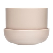 Iittala Nappula ruukku aluslautasella Ø17 cm k13 cm Beige