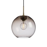 Belid Gloria riippuvalaisin Ø32 cm Messinki-savuvärjätty lasi