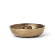 Ferm Living Bowl kynttilänjalka Ø10 cm Messinki