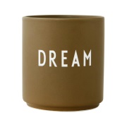 Design Letters Design Letters suosikkikuppi 25 cl Dream-olive