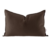 Scandi Living Calm tyynynpäällinen pellava 40 x 60 cm Chocolate Brown