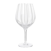Broste Copenhagen Stripe punaviinilasi 65 cl Clear-white stripes