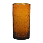 Ferm Living Oli vesilasi korkea 22 cl Amber