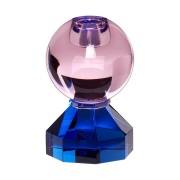 Hübsch Gem kynttilänjalka Vaaleanpunainen-sininen