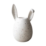 DBKD Rabbit kynttilänjalka 13 cm White dot