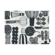 Marimekko Puutarhurin parhaat tabletti 31x42 cm. White-black-orange