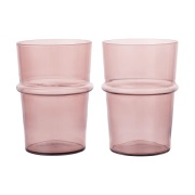 Ferm Living Boya juomalasi korkea 45 cl 2-pack. Mauve.