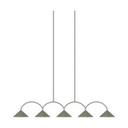 Globen Lighting Curve riippuvalaisin 5 Vihreä