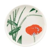 Marimekko Puutarhakutsut lautanen Ø13,5 cm White-green-orange