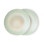 HKliving 70's lautanen Ø27,5 cm 2-pakkaus Palms