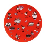 Rätt Start Mumin Lilla My tasainen lautanen Ø19,8 cm Punainen