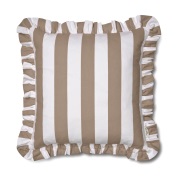Classic Collection Ruffle Stripes tyynynpäällinen 50x50 cm Beige