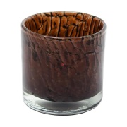 Olsson & Jensen Fuji kynttilälyhty Ø10 cm Tummanruskea