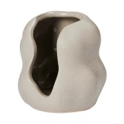 Broste Copenhagen Hekla Hurricane-lamppu Töyhtöharmaa