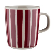 Marimekko Oiva Piccolo muki 25 cl Burgundy