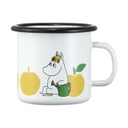 Muurla Moomin emalimuki 25 cl Iloiset omenat