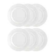 Rörstrand Swedish Grace lautanen 21 cm, 6 kpl snow (valkoinen) Swedish...
