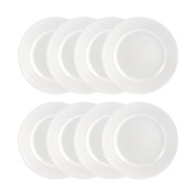 Rörstrand Swedish Grace lautanen Ø21 cm 8-pakkaus - Lumi (valkoinen) S...