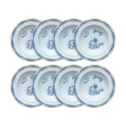 Rörstrand Ostindia syvä lautanen Ø24 cm 8-pakkaus – Sininen Ostindia s...