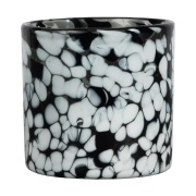 Byon Calore kynttilälyhty XS Ø 10 cm Black-white