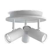 Belid Tyson 3-spottivalaisin Ø25 cm Valkoinen