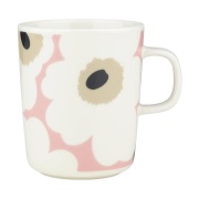 Marimekko Unikko muki 25 cl Off white-pink-sand-charcoal