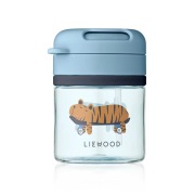 Liewood Pavia muki pillillä 28 cl Fun-beach blue