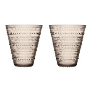 Iittala Kastehelmi juomalasi 30 cl 2 kpl Pellava
