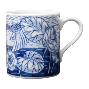 Götefors Porslin Duck pond -muki 35 cl Sininen