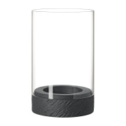 Villeroy & Boch Manufacture Rock Home Hurricane -kynttilälyhty M Musta