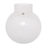 ERNST Ernst lasimaljakko pyöreä valkoinen K 25 cm Ø 24 cm