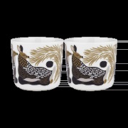 Marimekko Peura kahvikuppi ilman kahvaa 20 cl 2 kpl White-coal-mud-lig...