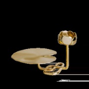 Hilke Collection Ninfea No.2 kynttilänjalka Messinki