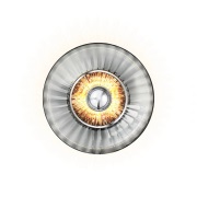 Design By Us New Wave Optic seinävalaisin Ø26 cm Savu