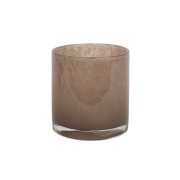 Olsson & Jensen Nilla kynttilälyhty 12 cm Ruskeanharmaa