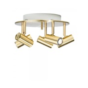 Belid Cato 5-spotlight pyöreä Ø29 cm Messinki