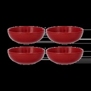 Scandi Living Dots aamiaiskulho 60 cl 4-pakkaus Punainen