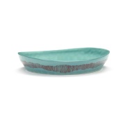 Serax Ottolenghi Feast tarjoilukulho S Ø30 cm Azure stripes-red