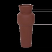 URBAN NATURE CULTURE Thor maljakko 30 cm Brown