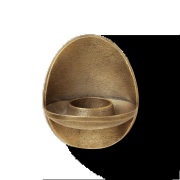 Ferm Living Agapé tuikkukuppi seinä Brass finish