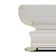 Ferm Living Valse kynttilänjalka high Cashmere