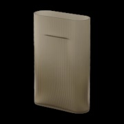Muuto Ridge maljakko huurrettu lasi 35 cm Taupe