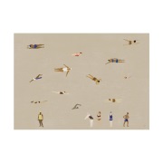 Fine Little Day Swimmers juliste Beige, 50x70 cm