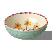 RICE Rice keraaminen kulho 35 cl Yellow Flower-jade