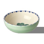 RICE Rice keraaminen kulho 35 cl Good Luck Clover-Soft green