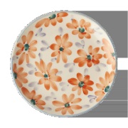 RICE Rice keramiikkalautanen Ø15 cm Oranssi